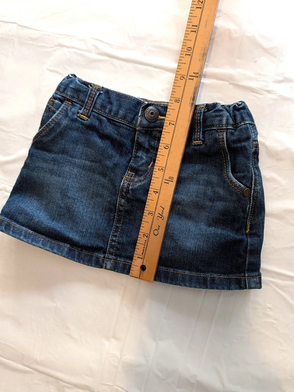 Oshkosh B'Gosh Denim Jean Skirt w/ Built in Panties Girls 2T 24 Months